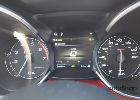 2019 Alfa Romeo Stelvio Ti Awd z USA, uszkodzony, nr VIN ZASPAKBN2K7C51944